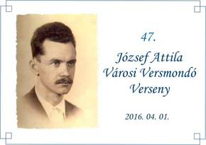 József Attila Városi Versmondó Verseny (2016. 04. 01.)
