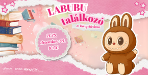 LABUBU tallkoz a knyvtrban