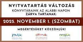 Nyitvatarts vltozs (2025. 11. 01)
