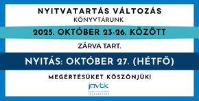Nyitvatarts vltozs (2025. 10. 23.)