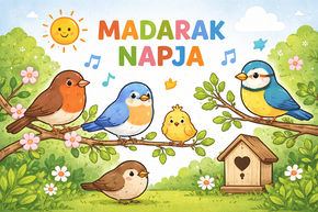 „F�lkeltek a madarak” rajzp�ly�zat